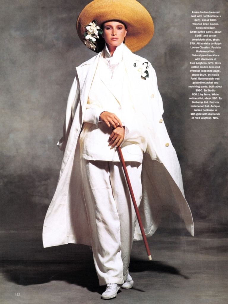 Angie Everhart featured in Beau Gestures, May 1990