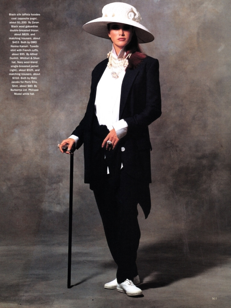 Angie Everhart featured in Beau Gestures, May 1990