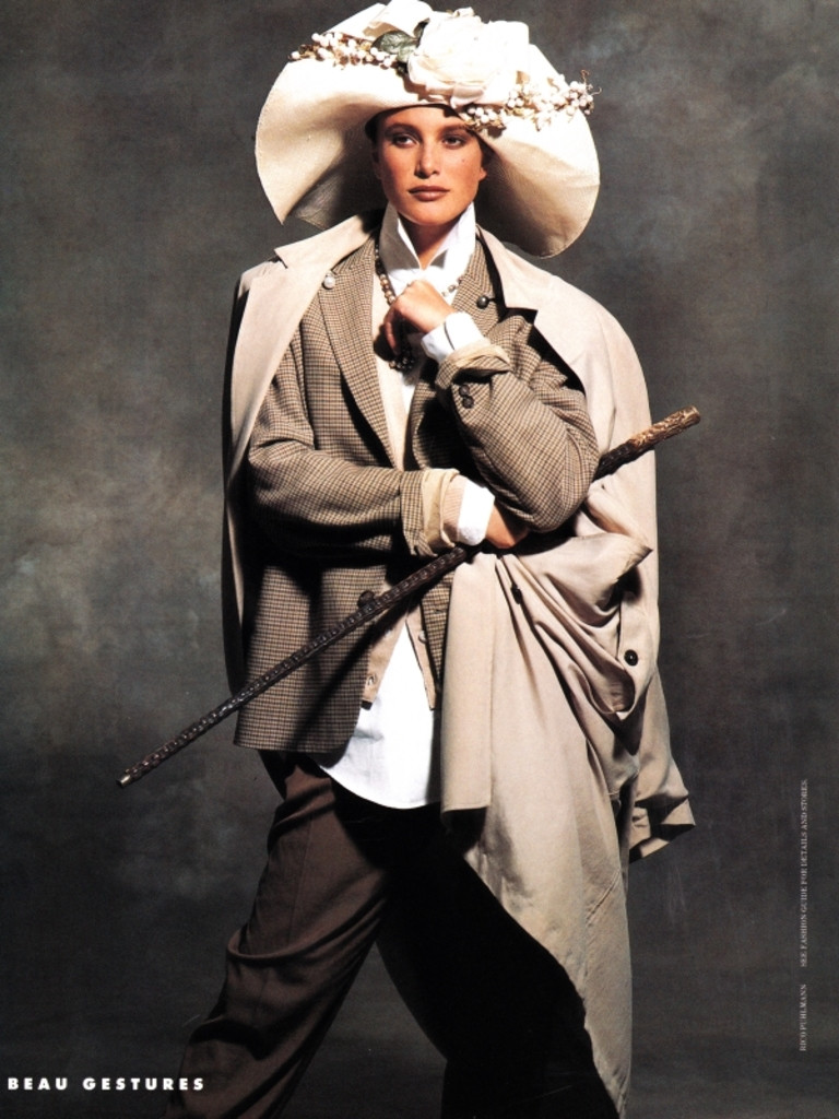 Elizabeth Josie Borain featured in Beau Gestures, May 1990