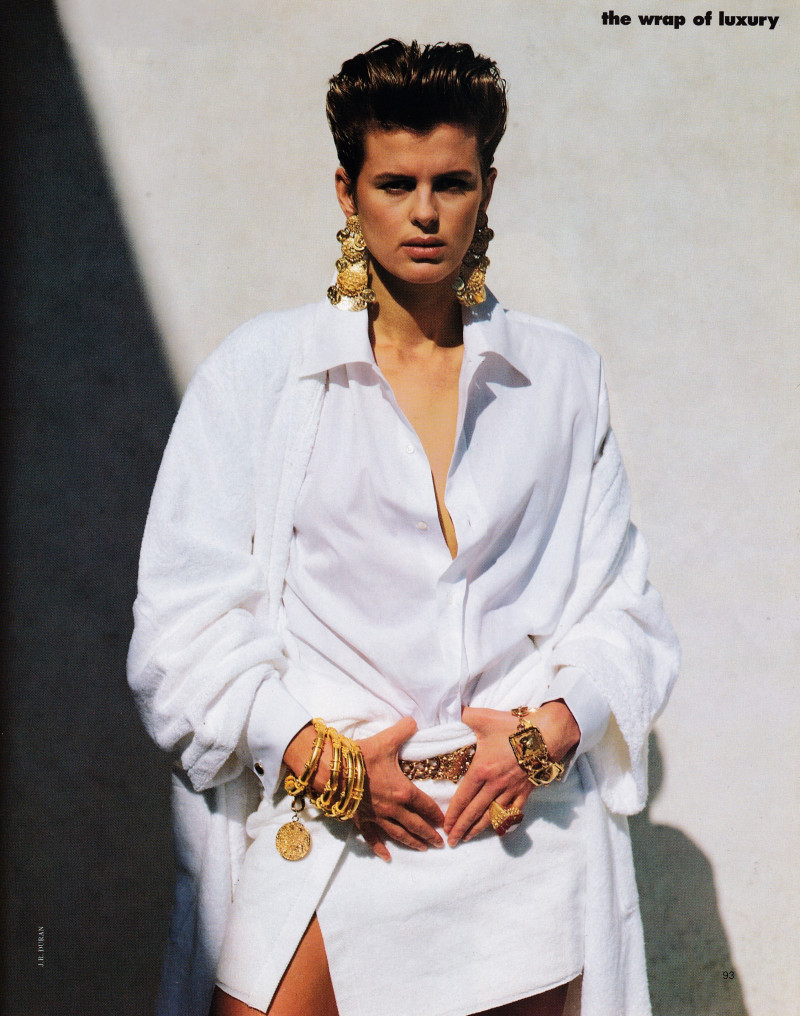 Elizabeth Josie Borain featured in The Wrap of Luxury, June 1990