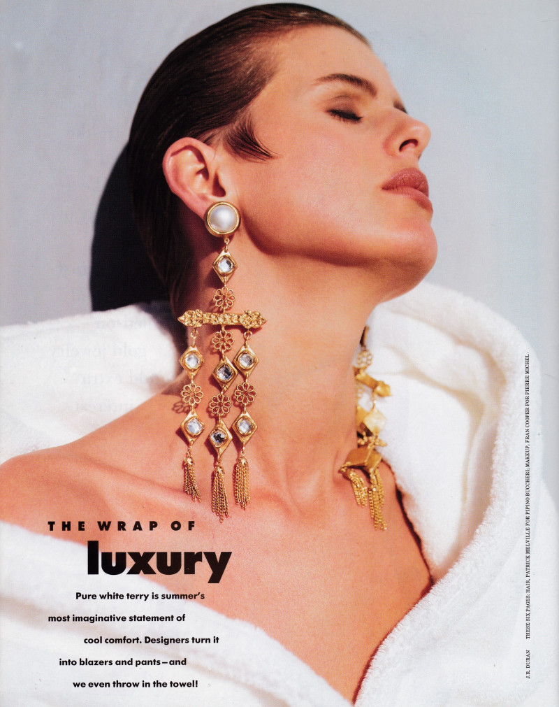 Elizabeth Josie Borain featured in The Wrap of Luxury, June 1990