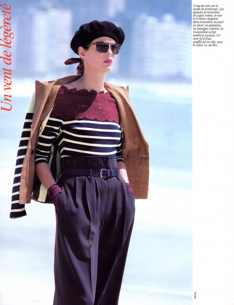 Elizabeth Josie Borain featured in Un vent de legerete, February 1988