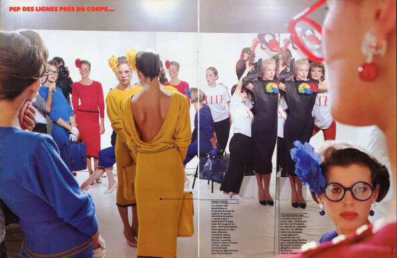 Suzanne Lanza featured in La Feminite Redessinee, February 1984