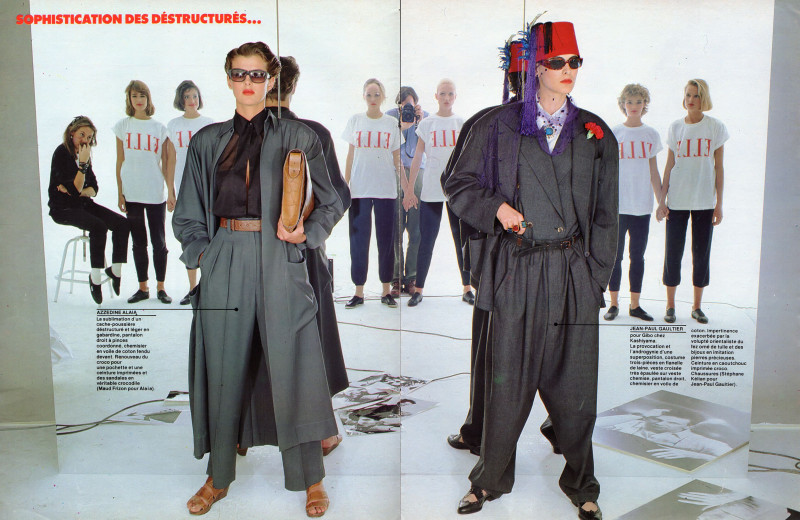 Suzanne Lanza featured in La Feminite Redessinee, February 1984