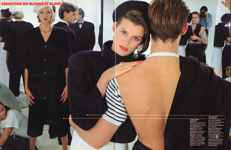 Suzanne Lanza featured in La Feminite Redessinee, February 1984