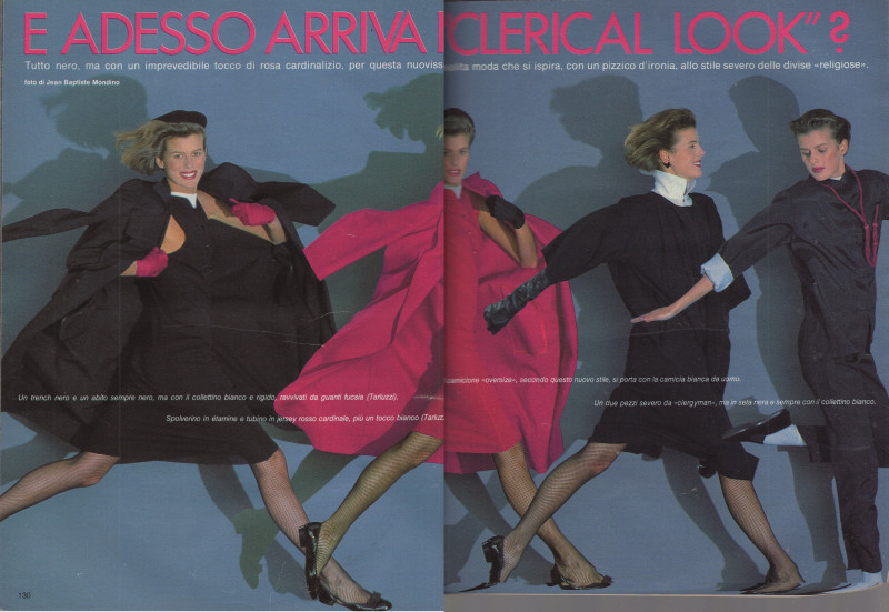 Elizabeth Josie Borain featured in E Adesso Arriva, April 1984