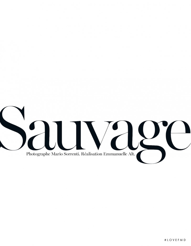 Sauvage, June 2013