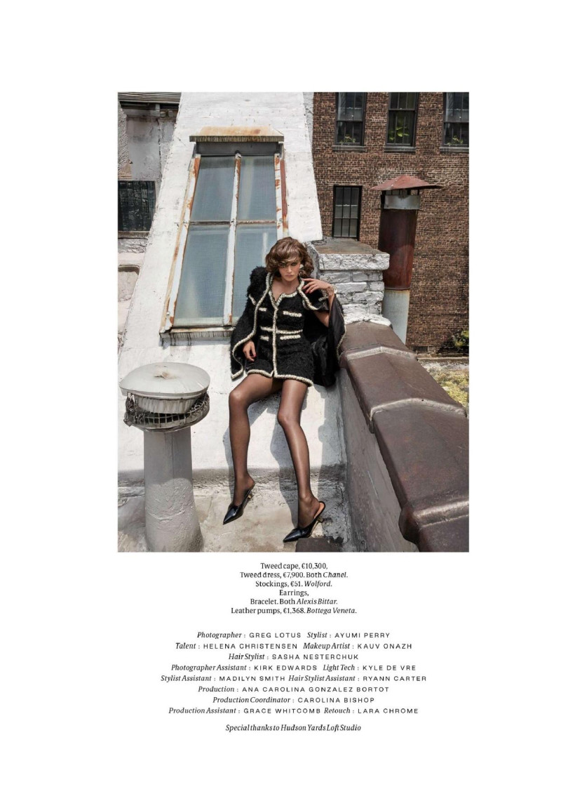 Helena Christensen featured in Digital Edition, August 2025