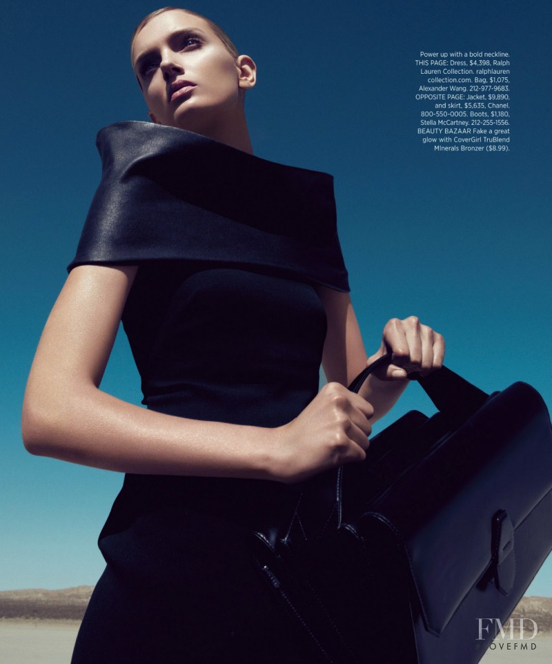 Lily Donaldson featured in Fall Test Drive, June 2013