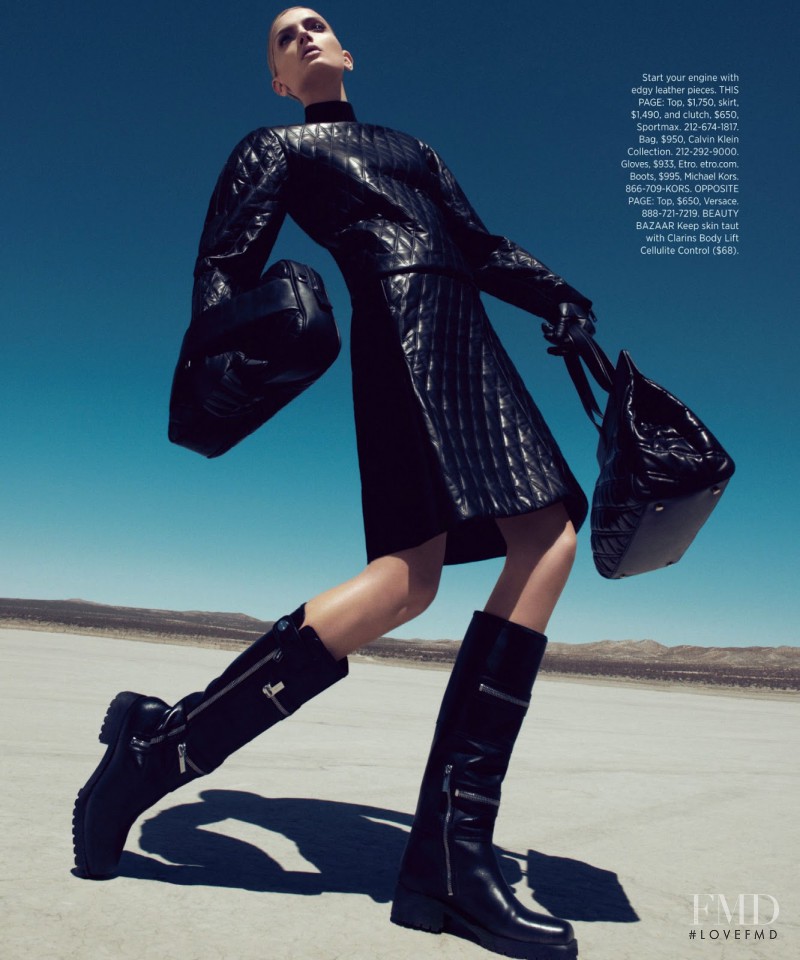 Lily Donaldson featured in Fall Test Drive, June 2013