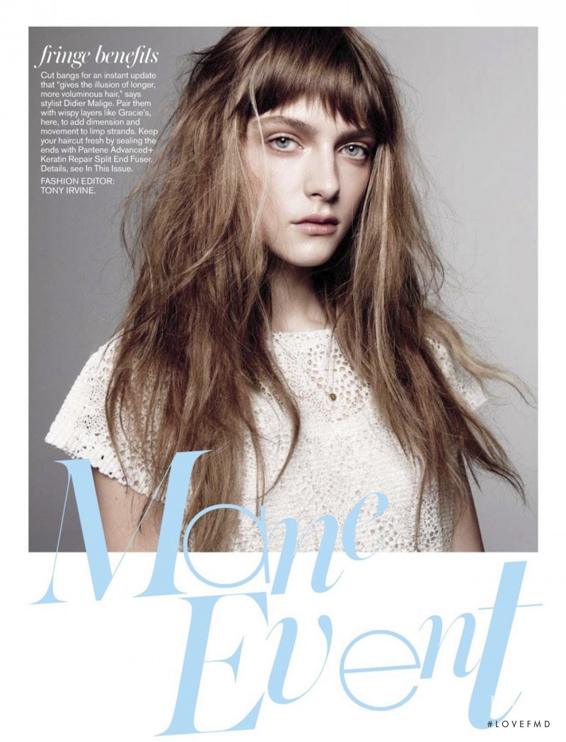 Gracie van Gastel featured in Mane Event, June 2013