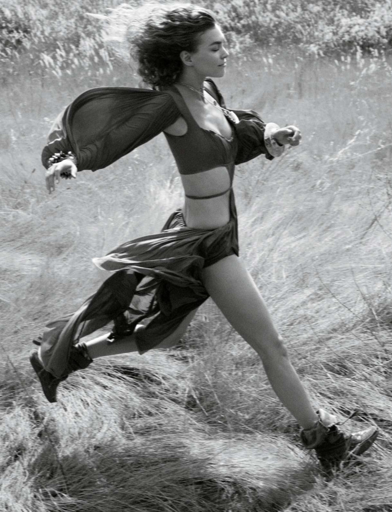 Arizona Muse featured in Vive La Liberte!, August 2025