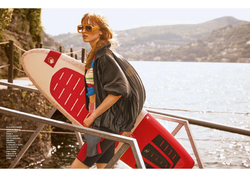 Anhelina Radzkova featured in In Riva Al Lago, August 2025