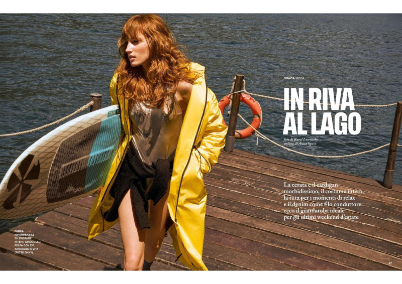 Anhelina Radzkova featured in In Riva Al Lago, August 2025