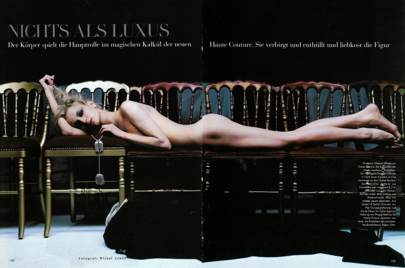 Tanga Moreau featured in Nichts Als Luxus, May 1997