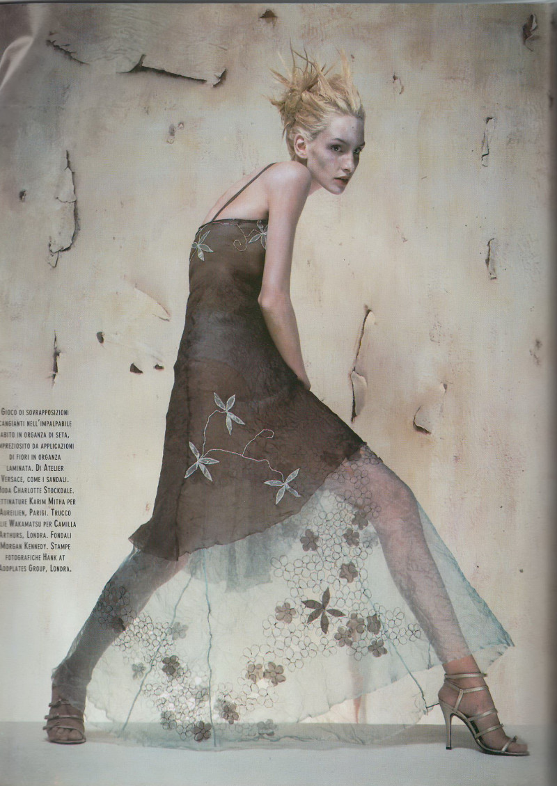 Debbie Deitering featured in Esprit de couture, March 1997