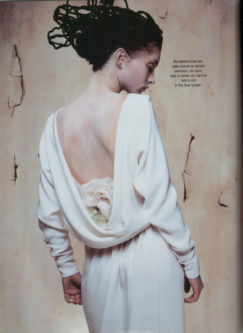 Audrey Marnay featured in Esprit de couture, March 1997