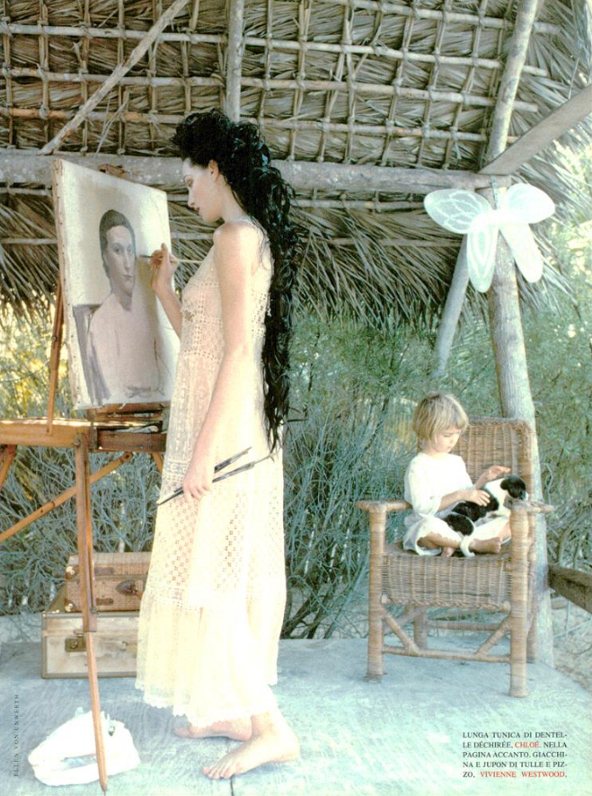 Debbie Deitering featured in Abiti Lunghi e Delicatissimi..., May 1994