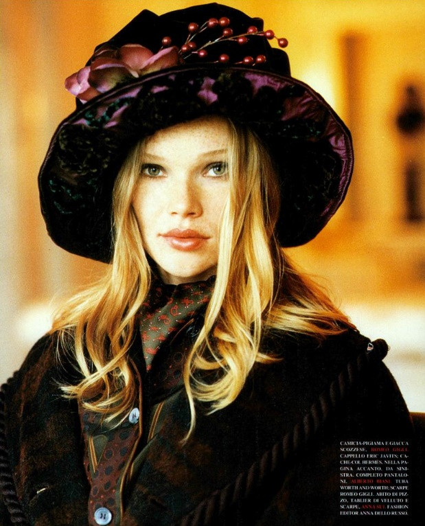 Debbie Deitering featured in anglo mania, August 1993