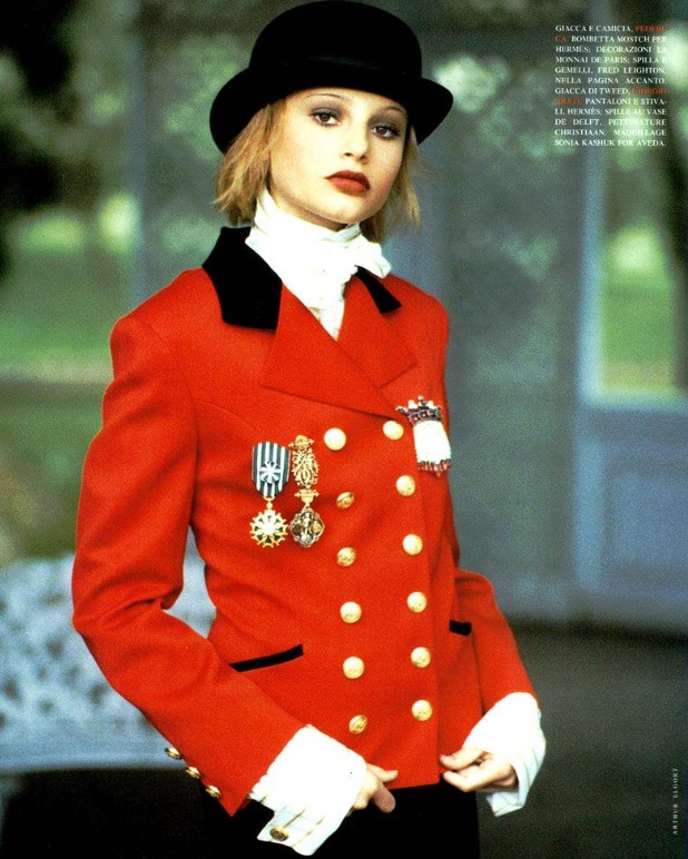 Debbie Deitering featured in anglo mania, August 1993