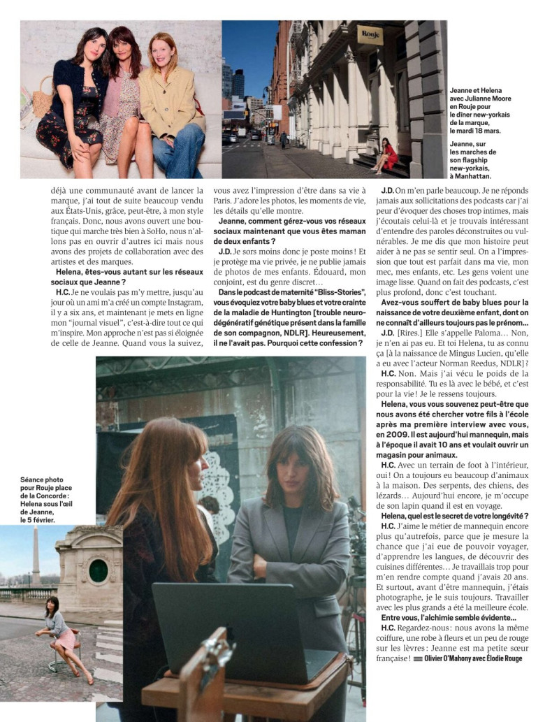 Helena Christensen featured in Helena Christensen, April 2025