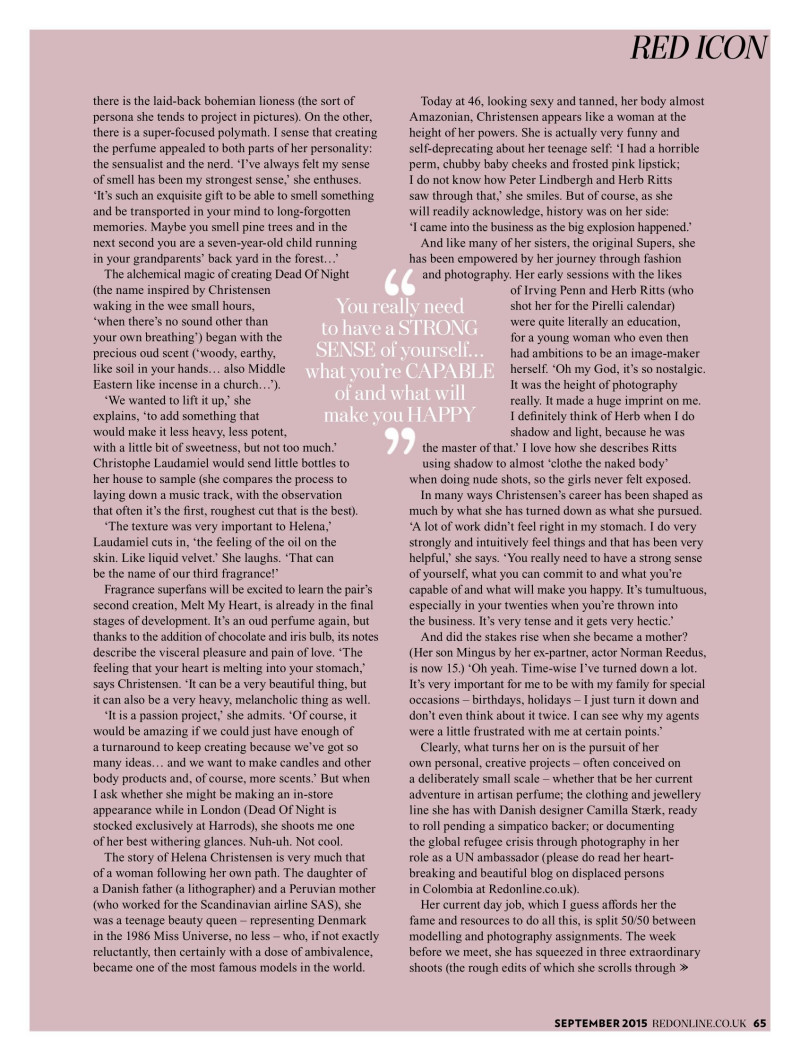 Scent of a Woman, September 2015