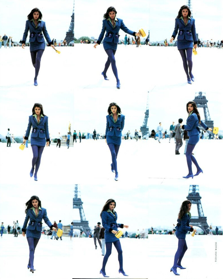Helena Christensen featured in Tutti Frutti, August 1991