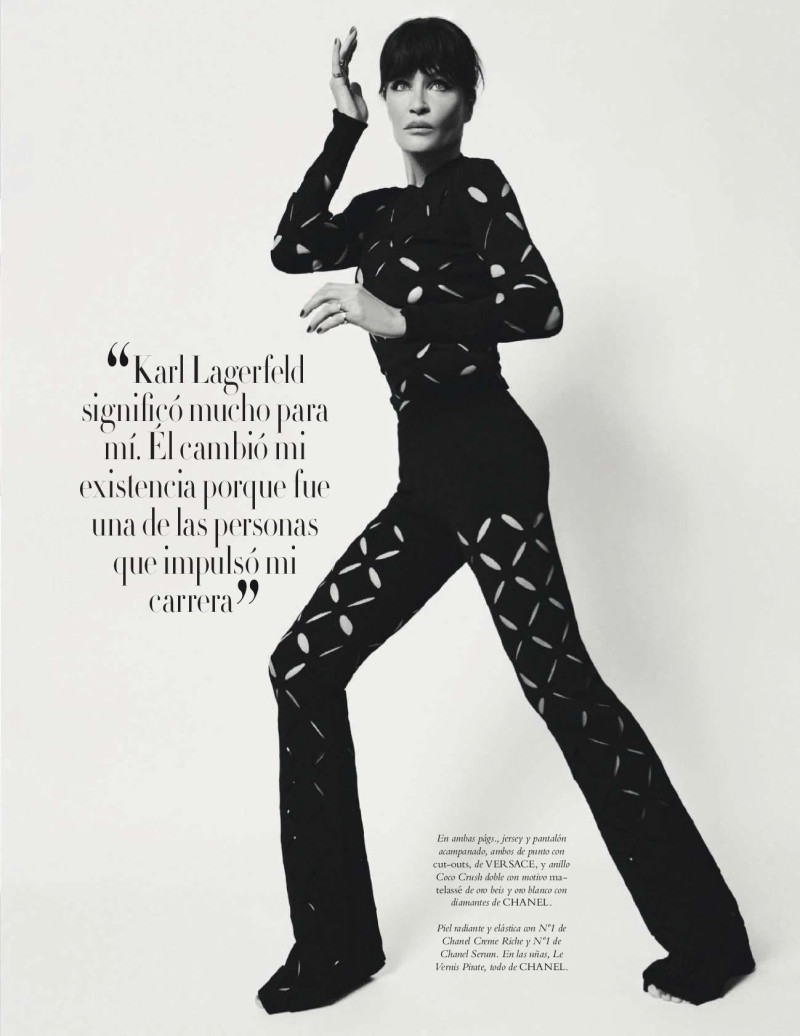 Helena Christensen featured in Musa total Helena, February 2023