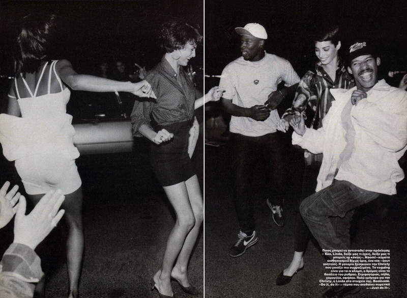 Christy Turlington featured in Top Models, August 1991