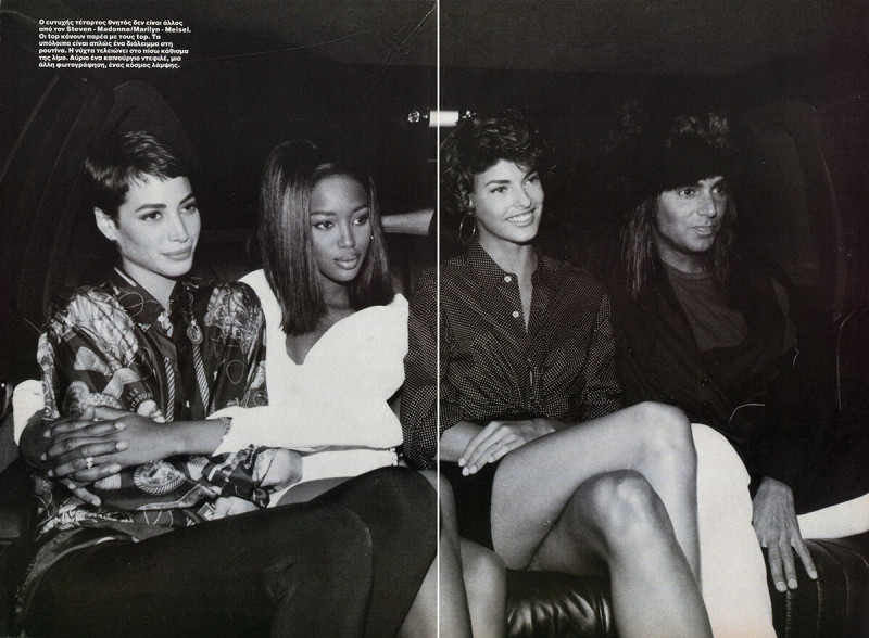 Christy Turlington featured in Top Models, August 1991