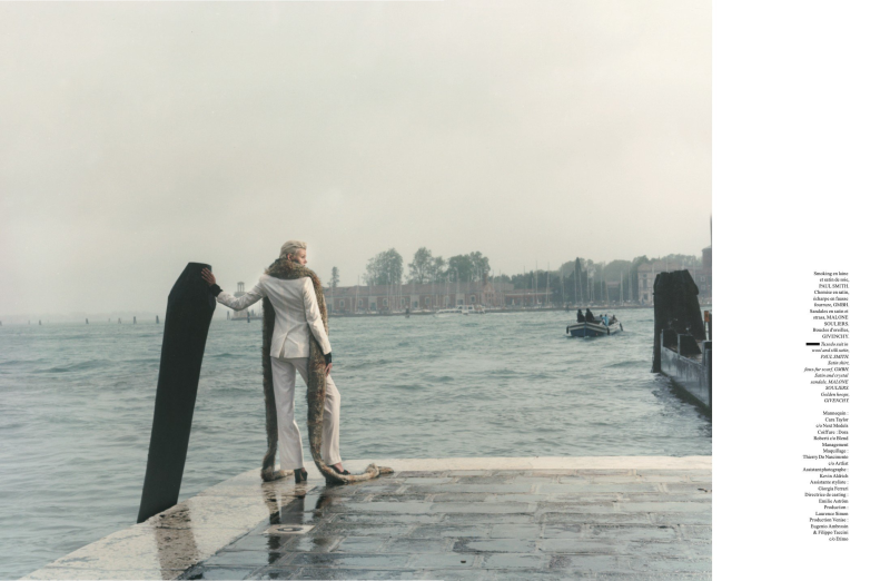 Cara Taylor featured in Mode a Venise, June 2023