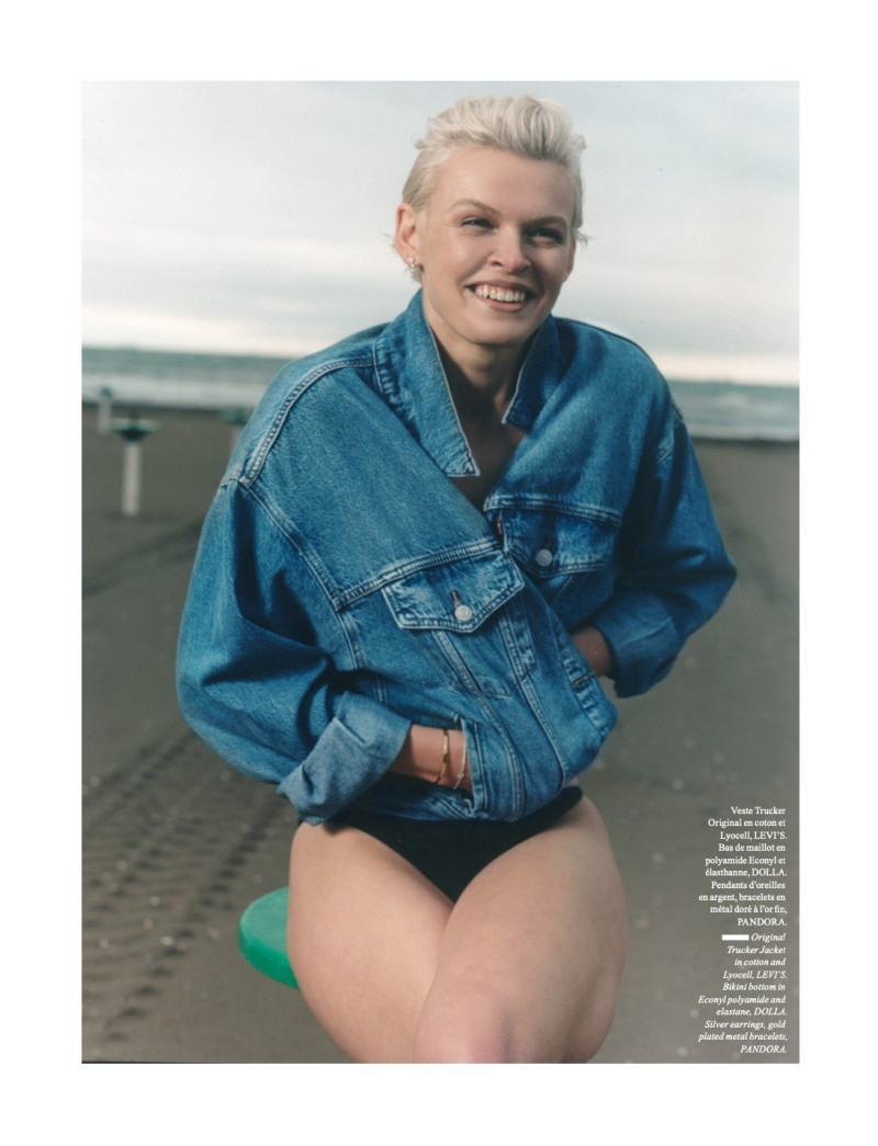 Cara Taylor featured in Mode a Venise, June 2023