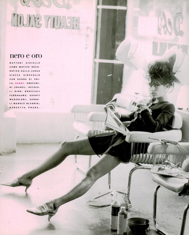 Shana Zadrick featured in welcome tailleur, February 1991