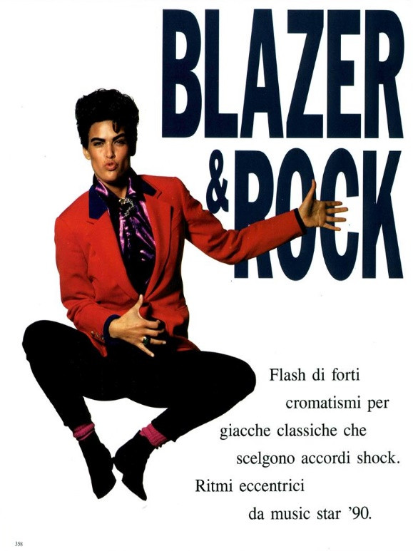 Shana Zadrick featured in blazer & rock, September 1991