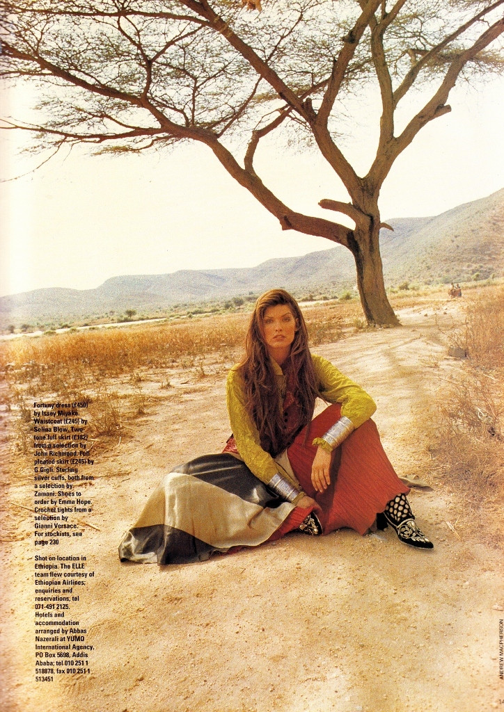 Shana Zadrick featured in Modern Nomad, November 1993