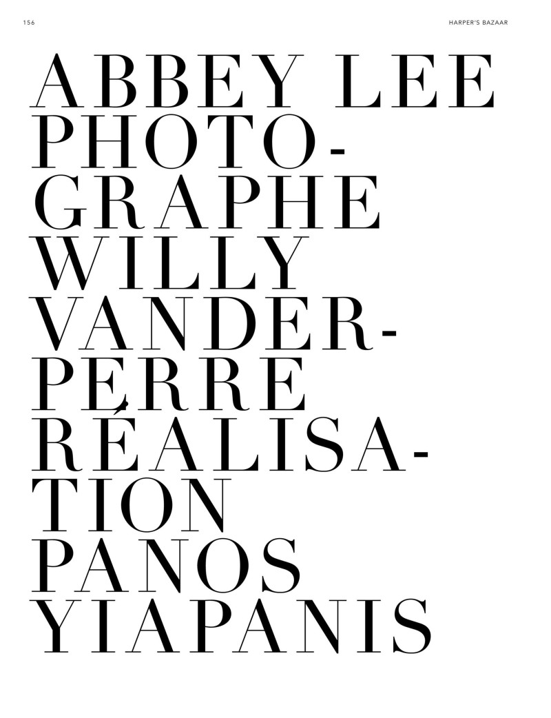 Abbey Lee Kershaw featured in Abbey Lee, October 2025