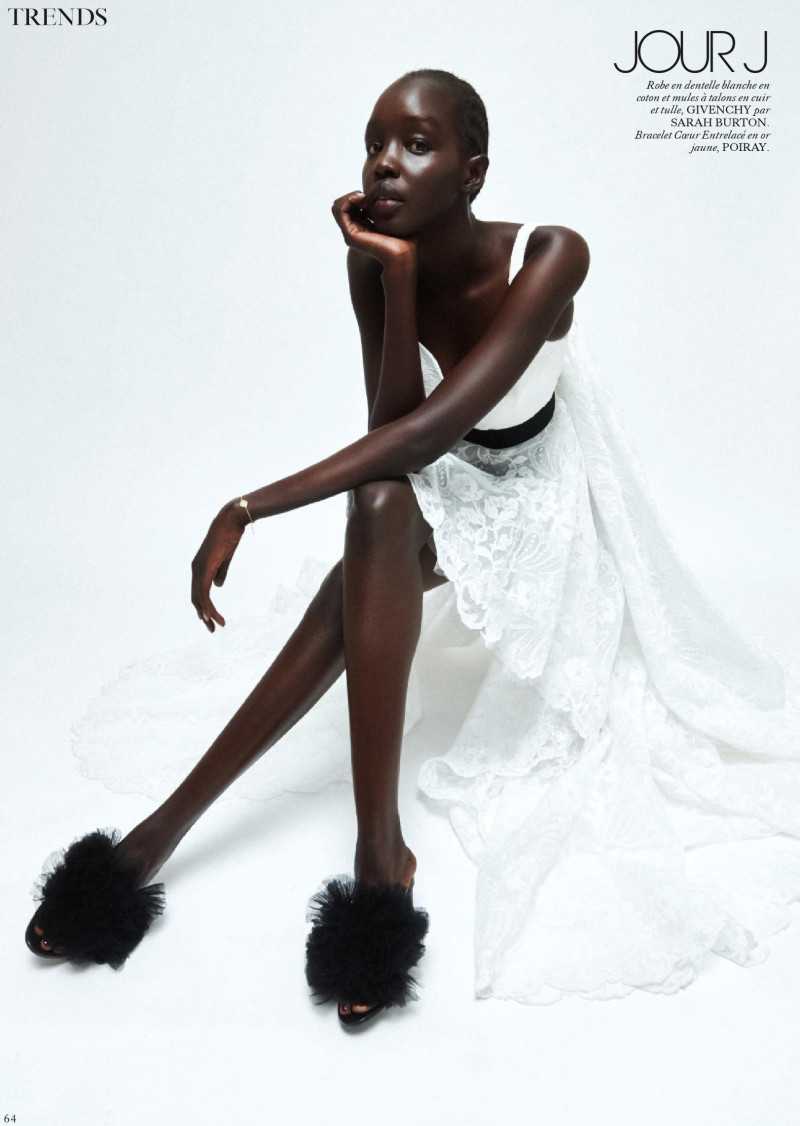 Akuol Deng Atem featured in La Vie En Rose, October 2025