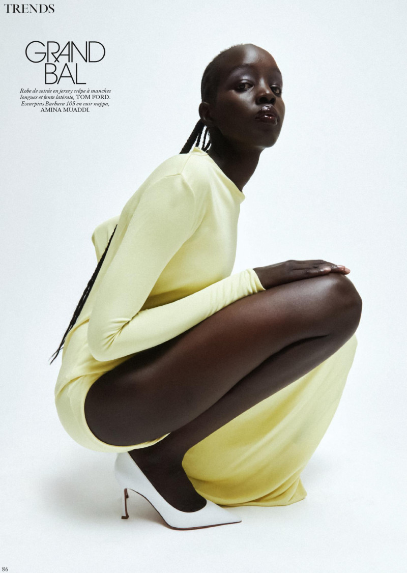 Akuol Deng Atem featured in La Vie En Rose, October 2025