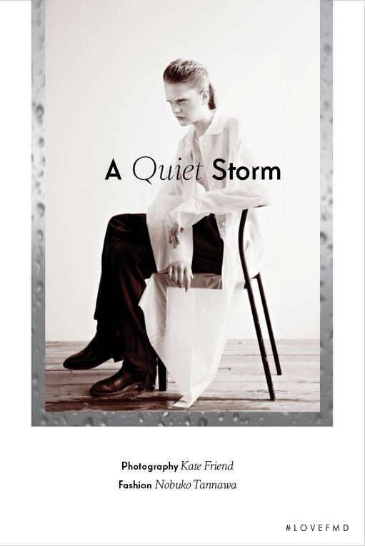 Caroline Schurch featured in A Quite Storm, November 2012