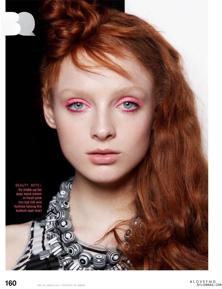 Nastya Pindeeva featured in Bright Eyes, February 2012