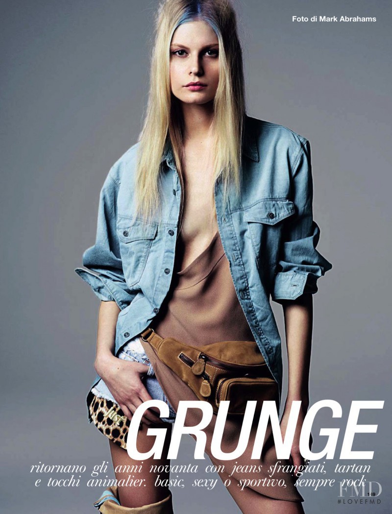 Kate Wagoner featured in Grunge, June 2013