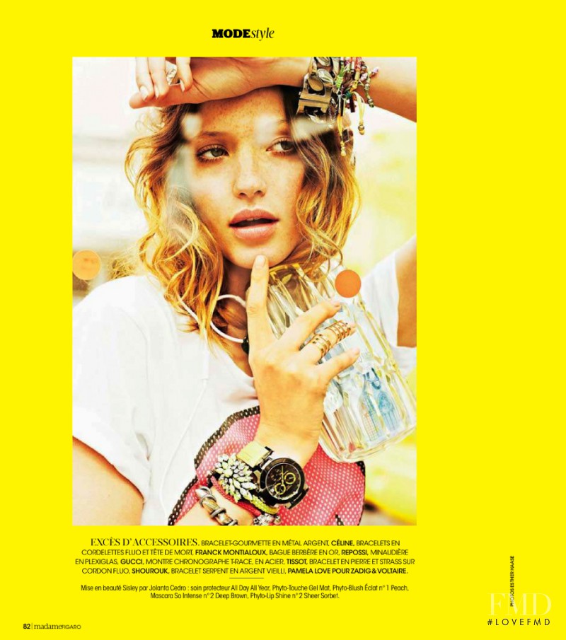 Milagros Schmoll featured in Hymme A La Joie, May 2013