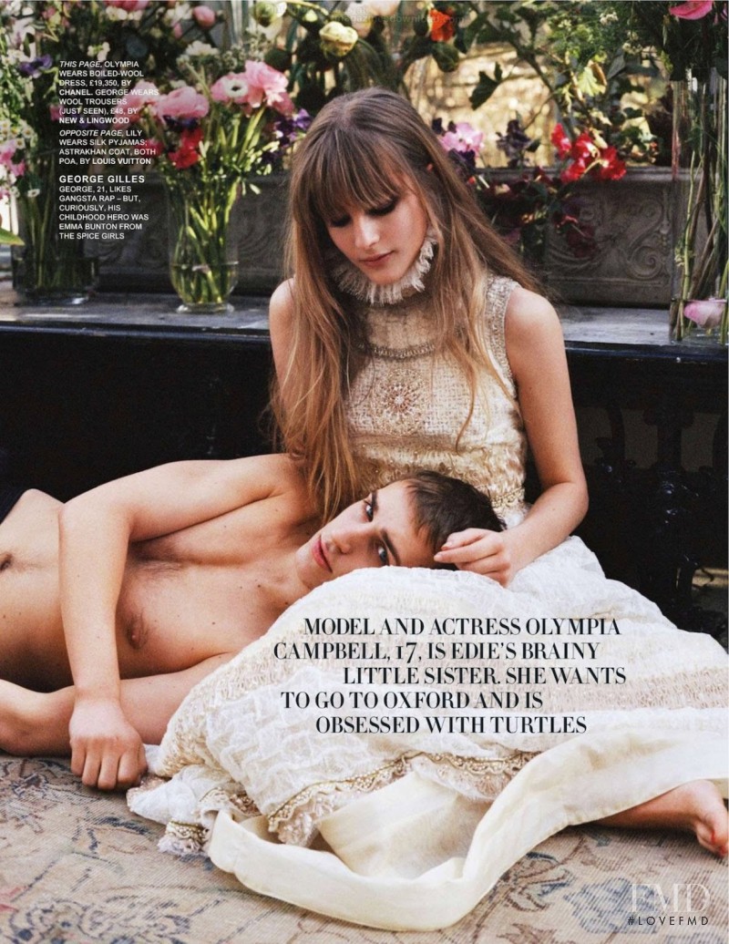 Olympia Campbell featured in New British Beauties, July 2013