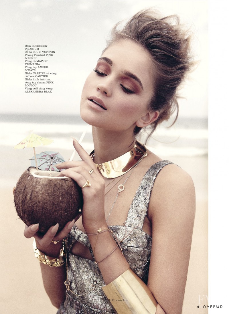 Rosie Tupper featured in On The Bond Beach, June 2013