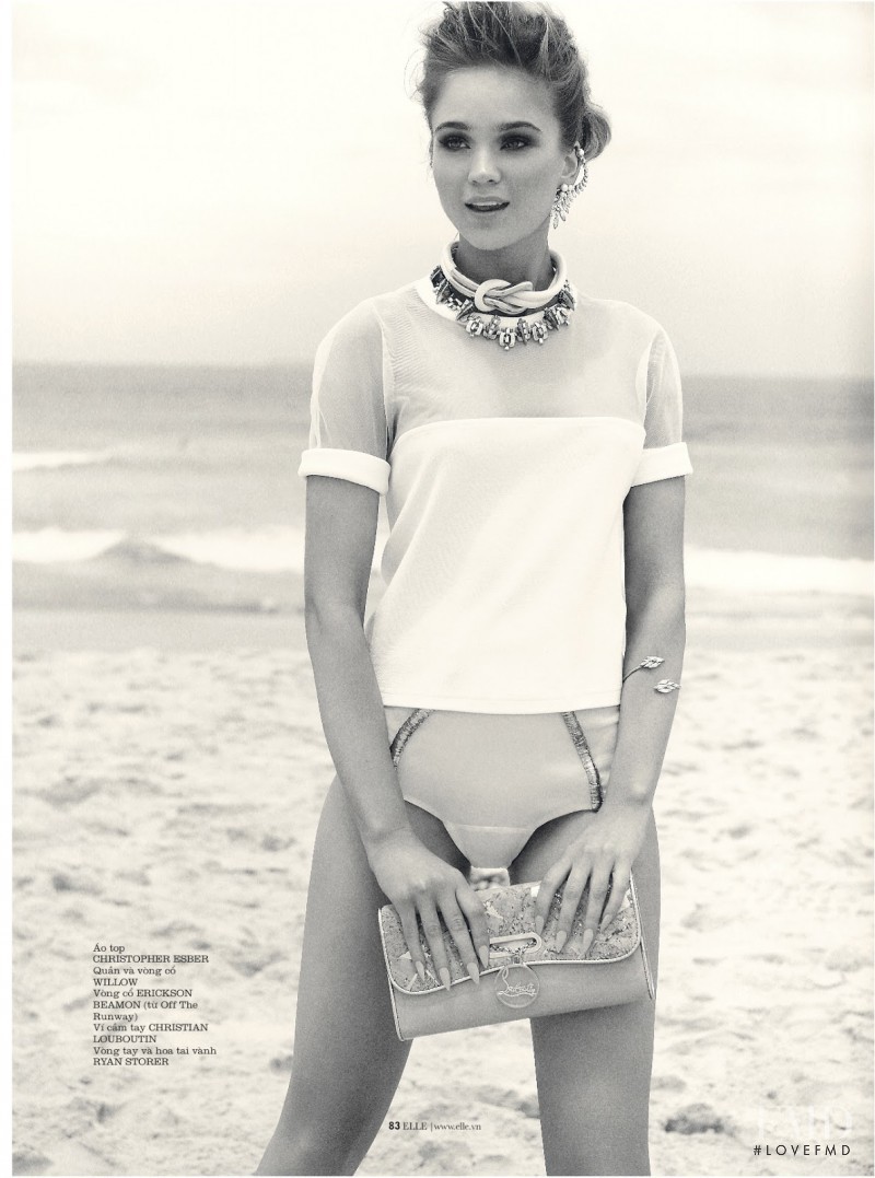 Rosie Tupper featured in On The Bond Beach, June 2013