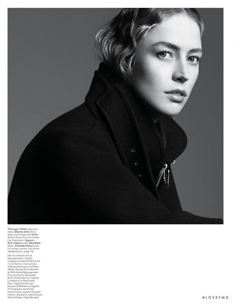 Raquel Zimmermann featured in XL, June 2013