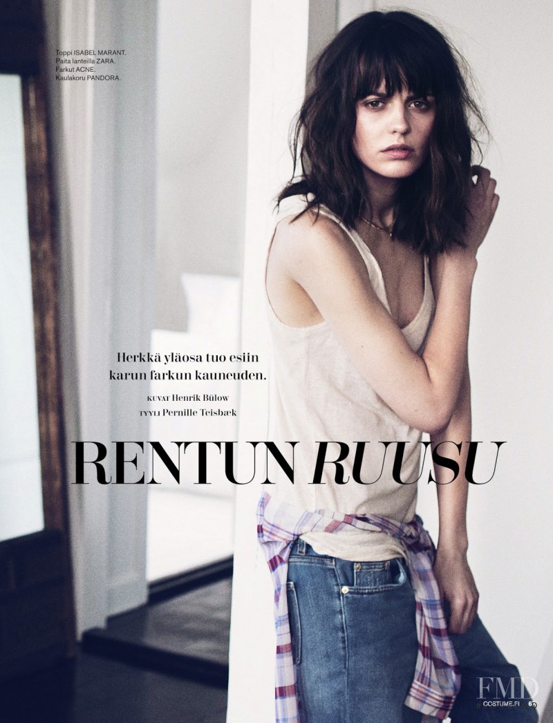 Marta Dyks featured in Rentun Ruusu, June 2013