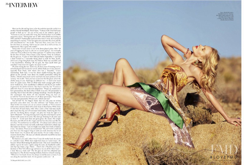 Anne Vyalitsyna featured in Anne-Atomy Of A Supermodel, June 2013