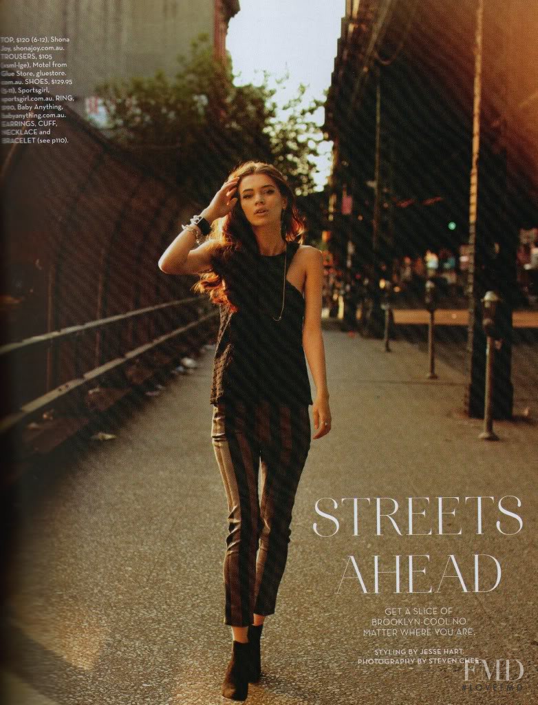 Iulia Carstea featured in Streets Ahead, August 2012