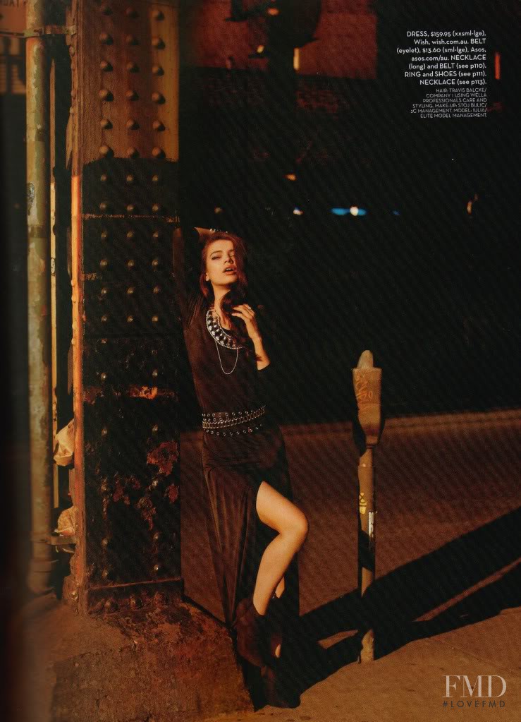 Iulia Carstea featured in Streets Ahead, August 2012